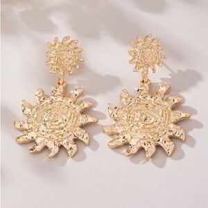 Sunburst Drop Earrings